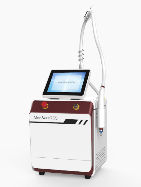 Nd:YAG лазер MedSure755 для удаления татуировок и омоложения кожи